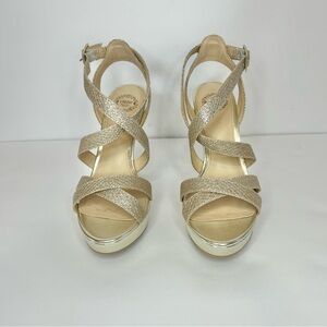 I. Miller Gold Strappy Women's Heels